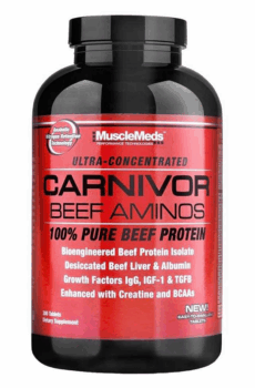 MUSCLE MEDS CARNIVOR BEEF AMINOS 300 CT
